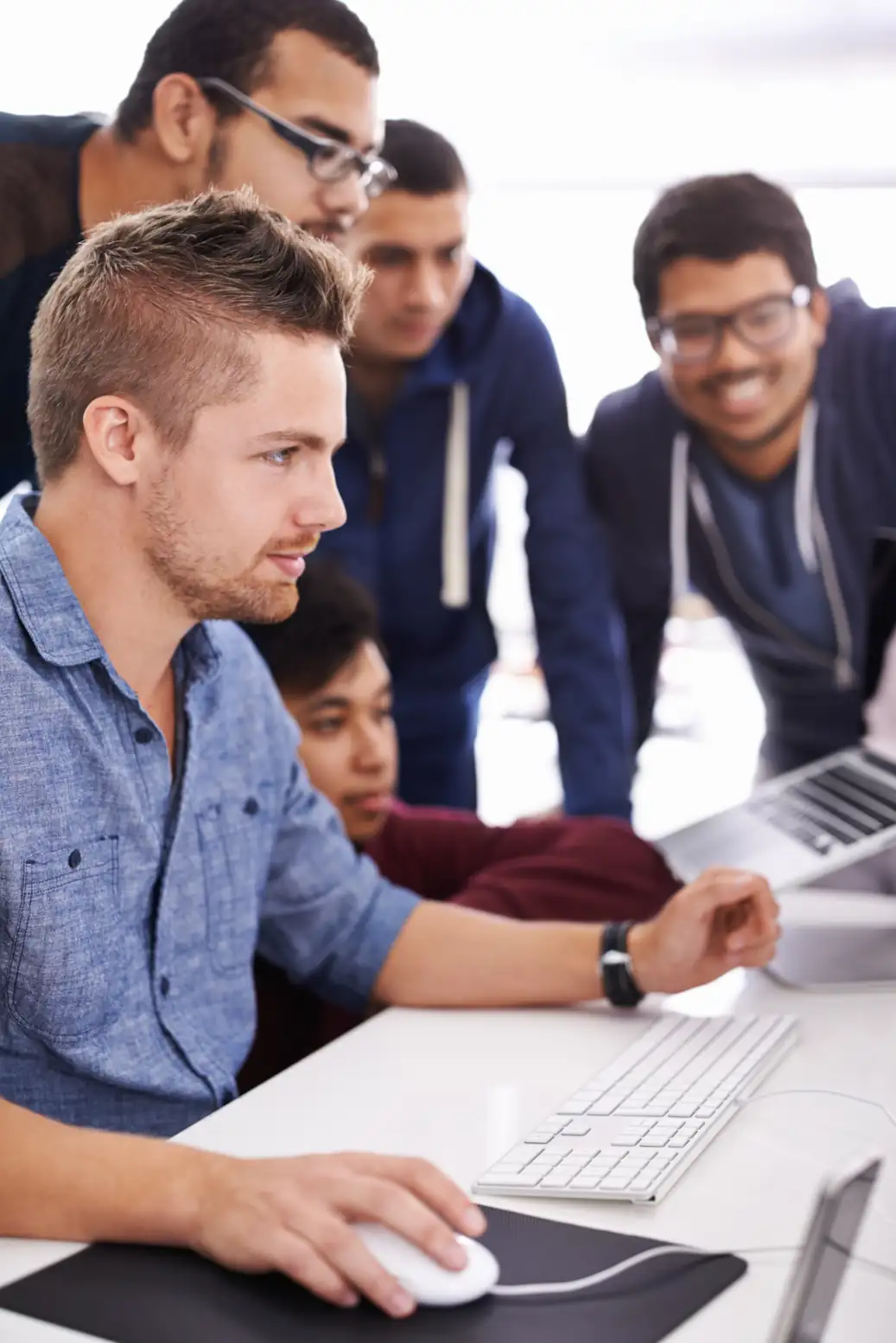 Image illustration of computers