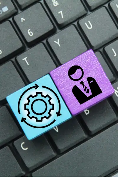 Image illustration of computers