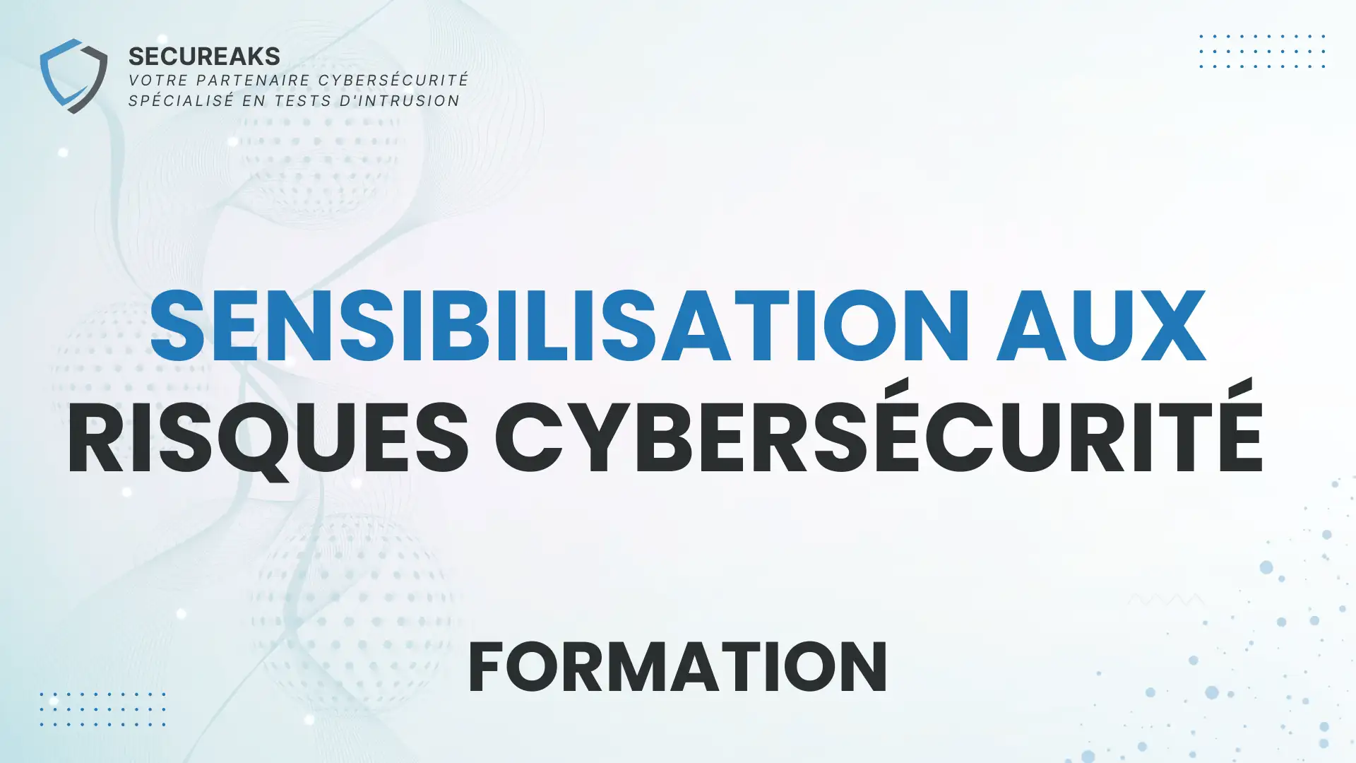 Cybersecurity risk awareness illustration