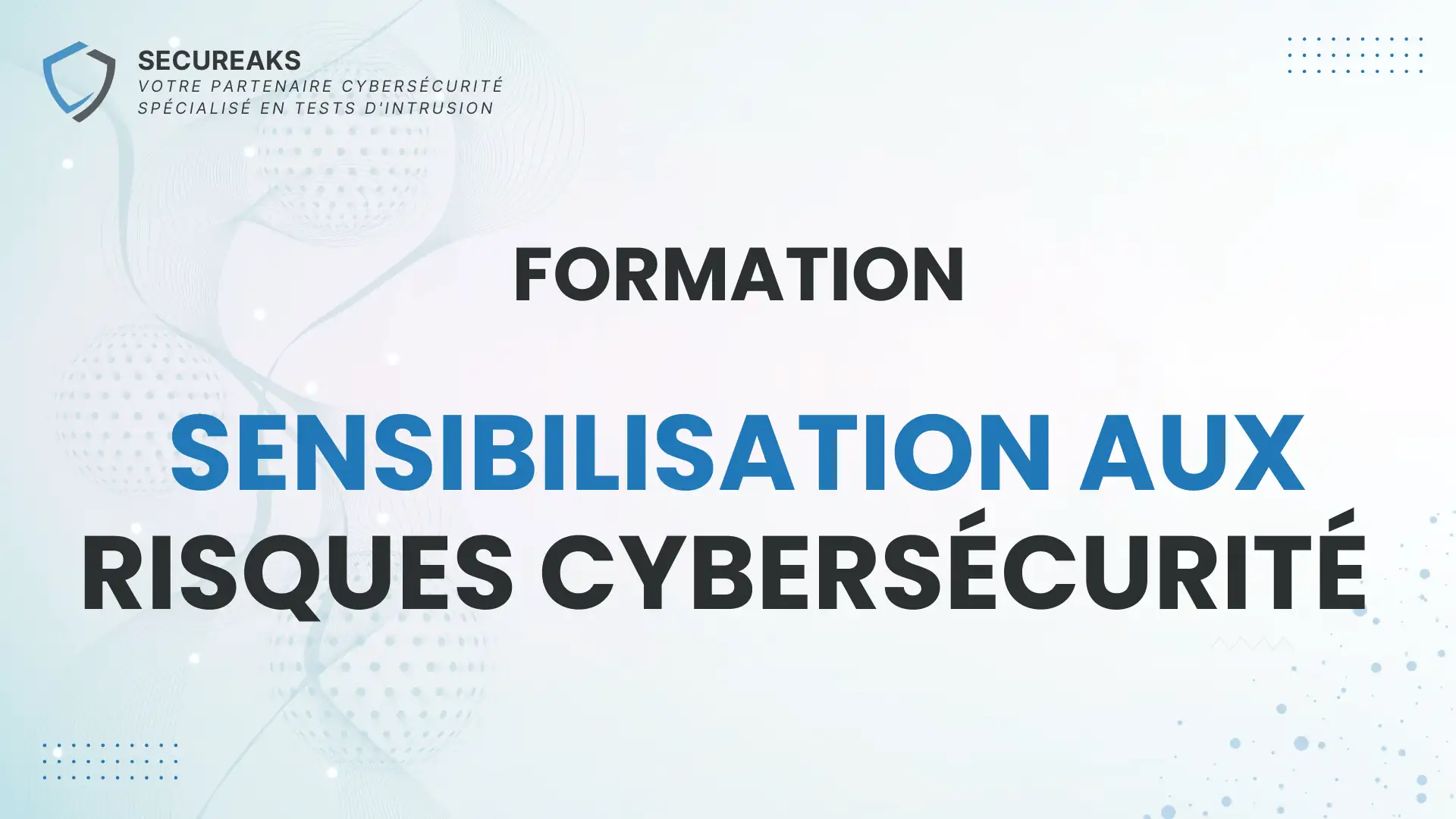 Sensibilisation aux risques de cybersécurité illustration
